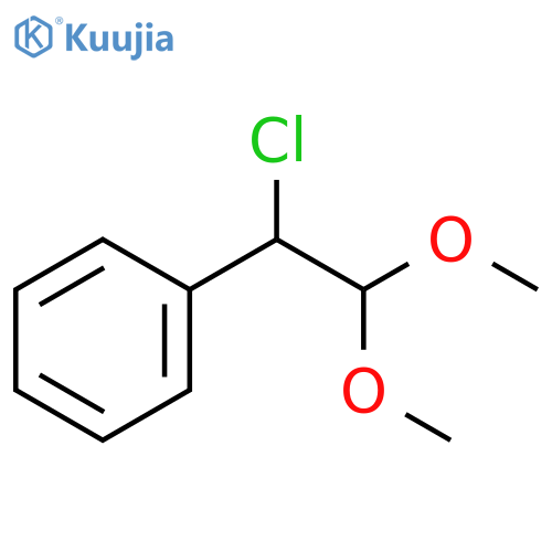 BENZENE, (1-CHLORO-2,2-DIMETHOXYETHYL)- structure