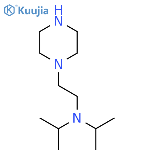 1-(2-Diisopropylaminoethyl)piperazine structure