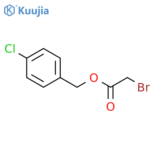 ACETIC ACID, BROMO-, (4-CHLOROPHENYL)METHYL ESTER structure