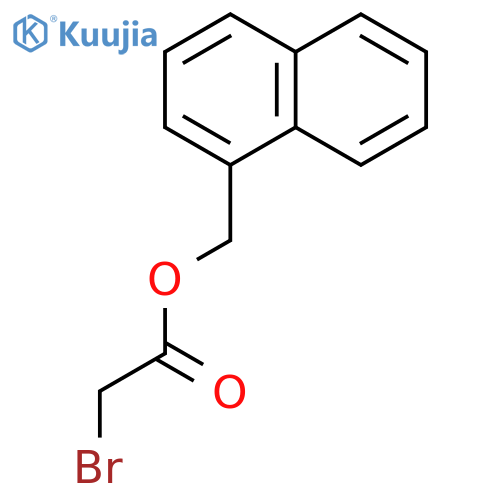 Acetic acid, bromo-, 1-naphthalenylmethyl ester structure