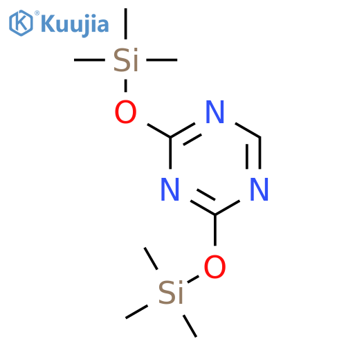 2,4-Bis(trimethylsilyl)oxy-1,3,5-triazine structure