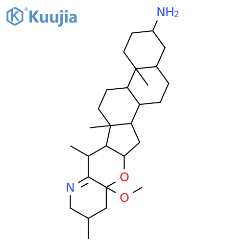 11a-methoxy-4a,6a,7,10-tetramethyl-1,2,3,4,4a,4b,5,6,6a,6b,7,9,10,11,11a,12a,13,13a,13b,14,15,15a-docosahydronaphtho[2'',1'':4',5']indeno[1',2':5,6]pyrano[3,2-b]pyridin-2-amine structure