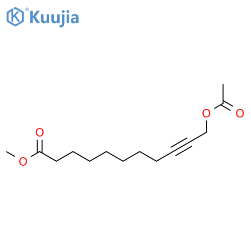 9-UNDECYNOIC ACID, 11-(ACETYLOXY)-, METHYL ESTER structure