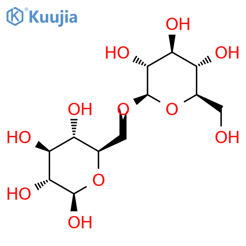 6-o-beta-d-glucopyranosyl-d-glucopyranose structure