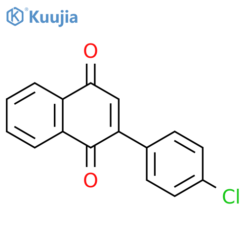 1,4-Naphthalenedione, 2-(4-chlorophenyl)- structure