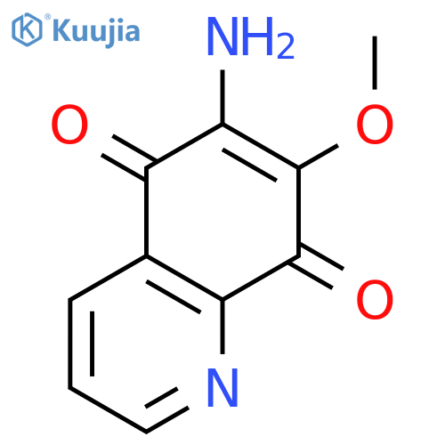 6-amino-7-methoxyquinoline-5,8-dione structure