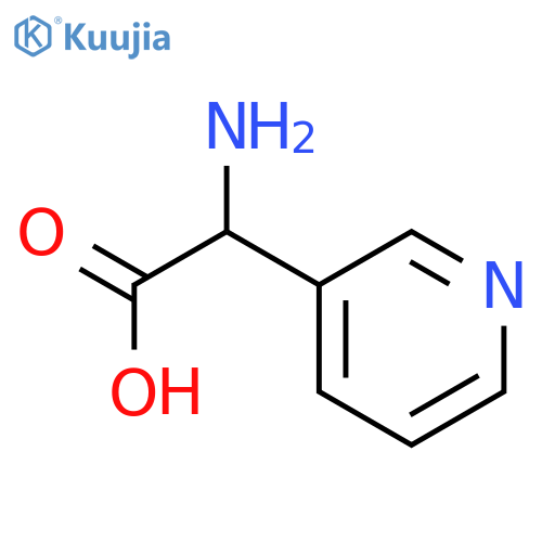 2-Amino-2-(pyridin-3-yl)acetic acid structure