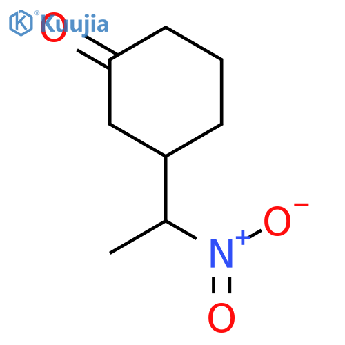 Cyclohexanone, 3-(1-nitroethyl)- structure