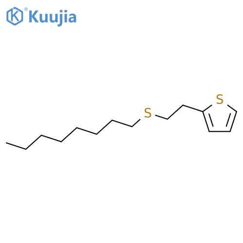THIOPHENE, 2-[2-(OCTYLTHIO)ETHYL]- structure