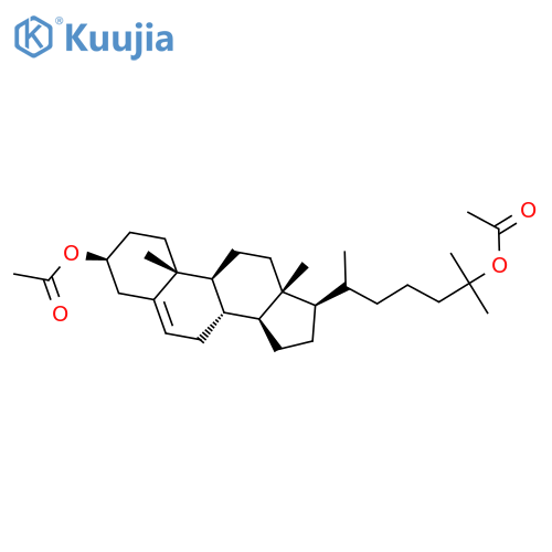 3β,25-diacetoxycholest-5-ene structure
