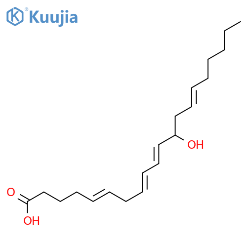 5,8,10,14-Eicosatetraenoicacid, 12-hydroxy- structure