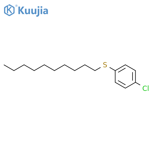 Benzene, 1-chloro-4-(decylthio)- structure