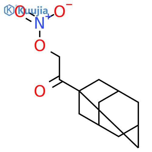 Ethanone, 2-(nitrooxy)-1-tricyclo[3.3.1.13,7]dec-1-yl- structure