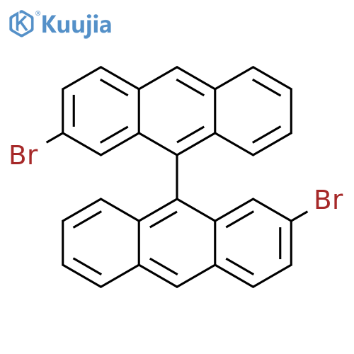 9,9'-Bianthracene, 2,2'-dibromo- structure
