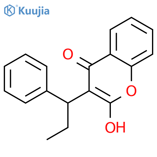 2-hydroxy-3-[(1R)-1-phenylpropyl]-4H-chromen-4-one structure