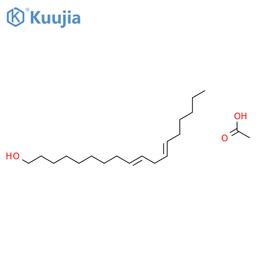 9,12-Octadecadien-1-ol, acetate, (Z,Z)- structure