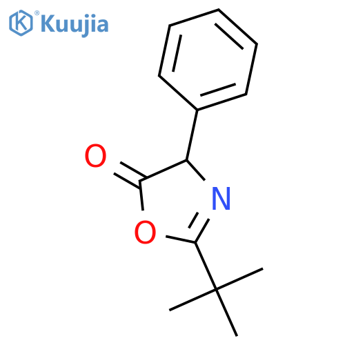 5(4H)-Oxazolone, 2-(1,1-dimethylethyl)-4-phenyl- structure