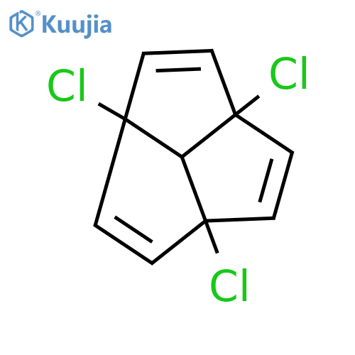 Cyclopenta[cd]pentalene, 2a,4a,6a-trichloro-2a,4a,6a,6b-tetrahydro- structure
