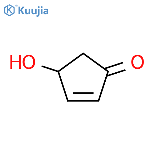 2-Cyclopenten-1-one,4-hydroxy-, (4S)- structure