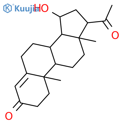 15β-Hydroxy Progesterone structure