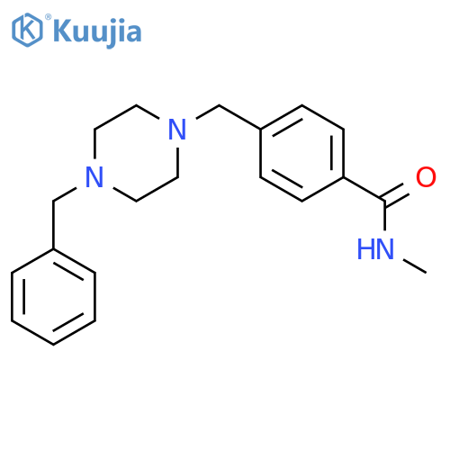 4-[(4-benzylpiperazin-1-yl)methyl]-N-methylbenzamide structure