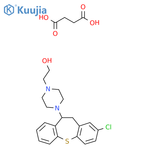 Oxyclothepin succinate structure