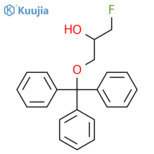 2-PROPANOL, 1-FLUORO-3-(TRIPHENYLMETHOXY)- structure
