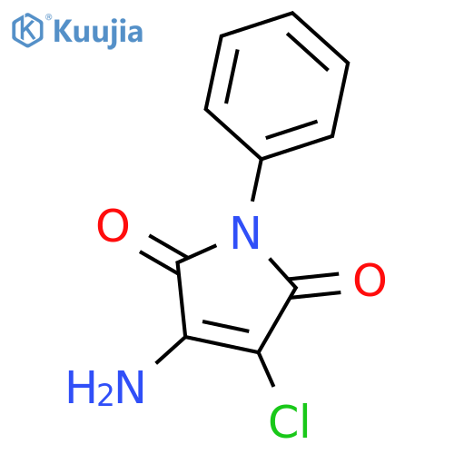 1H-PYRROLE-2,5-DIONE, 3-AMINO-4-CHLORO-1-PHENYL- structure