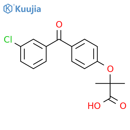 3-Chloro Fenofibric Acid structure