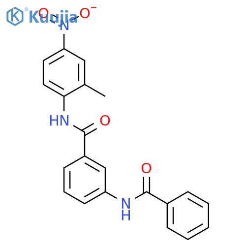 Benzamide, 3-(benzoylamino)-N-(2-methyl-4-nitrophenyl)- structure