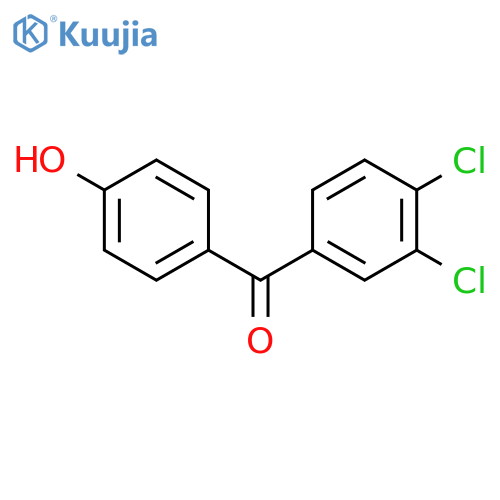 Methanone, (3,4-dichlorophenyl)(4-hydroxyphenyl)- structure
