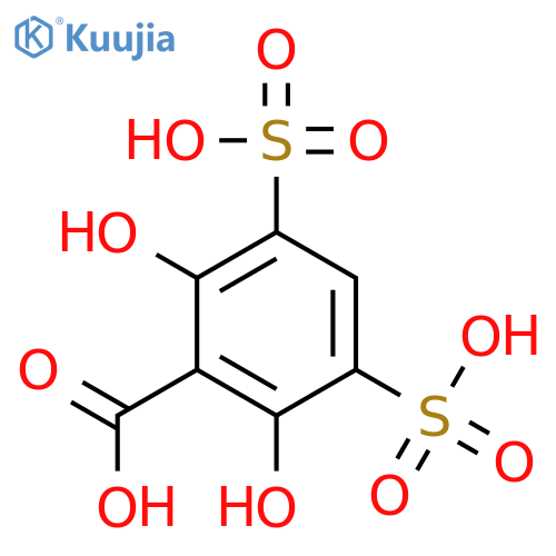 Benzoic acid, 2,6-dihydroxy-3,5-disulfo- structure