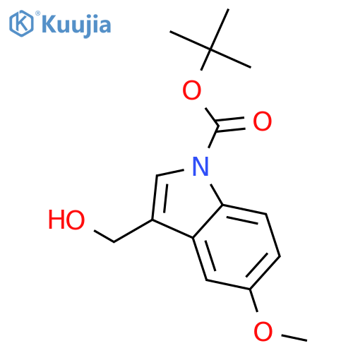 1-Boc-3-Hydroxymethyl-5-methoxyindole structure
