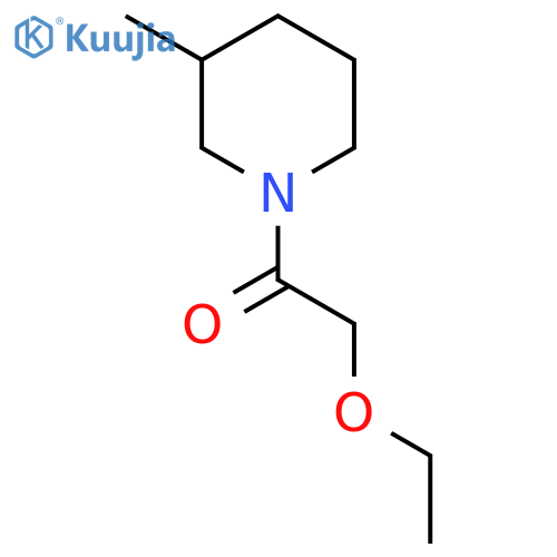 2-ethoxy-1-(3-methylpiperidin-1-yl)ethanone structure