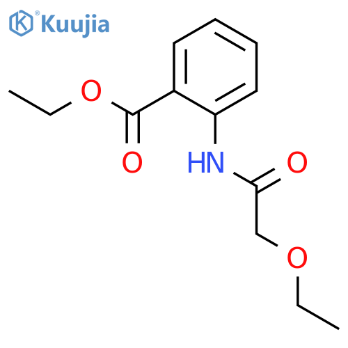 ethyl 2-[(ethoxyacetyl)amino]benzoate structure