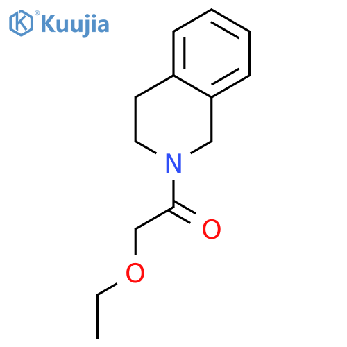 Isoquinoline, 2-(ethoxyacetyl)-1,2,3,4-tetrahydro-(9ci) structure