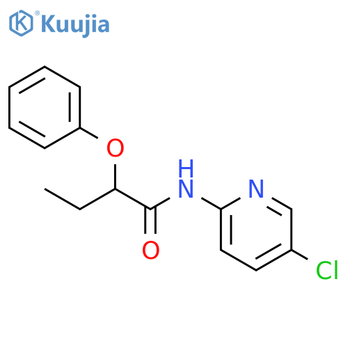 N-(5-Chloro-pyridin-2-yl)-2-phenoxy-butyramide structure