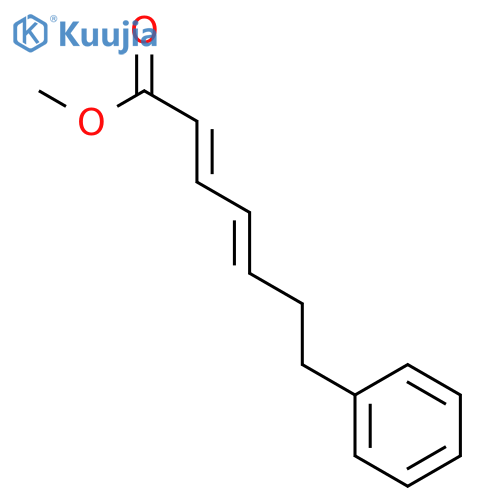 2,4-HEPTADIENOIC ACID, 7-PHENYL-, METHYL ESTER, (2E,4E)- structure