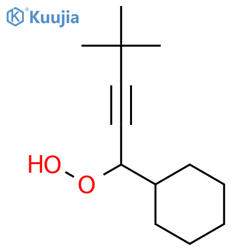 HYDROPEROXIDE, 1-CYCLOHEXYL-4,4-DIMETHYL-2-PENTYNYL structure