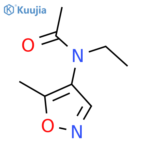 Acetamide, N-ethyl-N-(5-methyl-4-isoxazolyl)- (9CI) structure