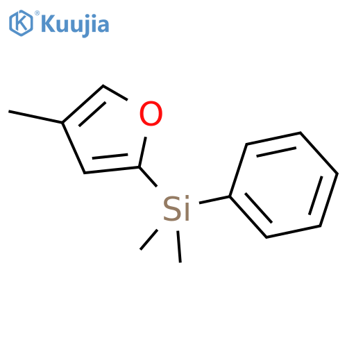 Silane, dimethyl(4-methyl-2-furanyl)phenyl- structure