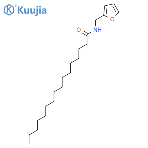 Hexadecanamide, N-(2-furanylmethyl)- structure