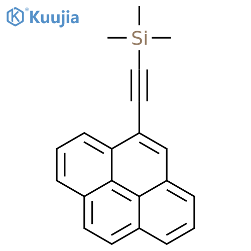 4-2-(Trimethylsilyl)ethynylpyrene structure