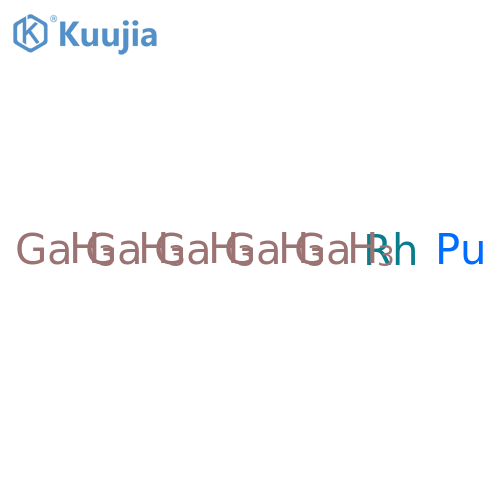 Gallium, compd. with plutonium and rhodium (5:1:1) structure