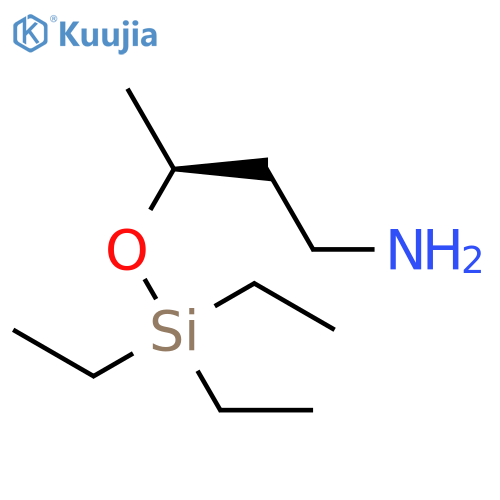 1-Butanamine, 3-[(triethylsilyl)oxy]-, (3S)- structure
