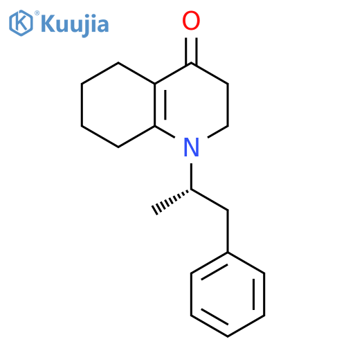 4(1H)-Quinolinone, 2,3,5,6,7,8-hexahydro-1-(1-methyl-2-phenylethyl)-,(S)- structure