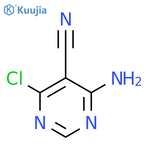 4-Amino-6-chloropyrimidine-5-carbonitrile structure