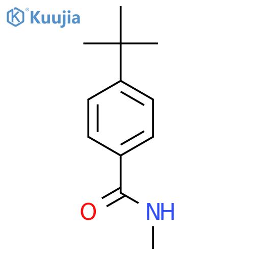 Benzamide, 4-(1,1-dimethylethyl)-N-methyl- structure