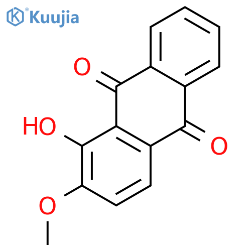 9,10-Anthracenedione,1-hydroxy-2-methoxy- structure