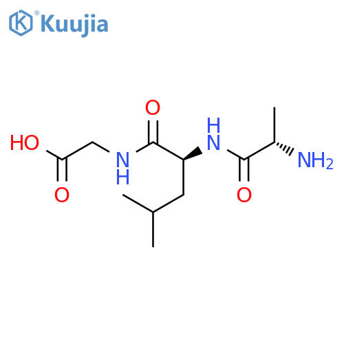 Glycine, L-alanyl-L-leucyl- structure